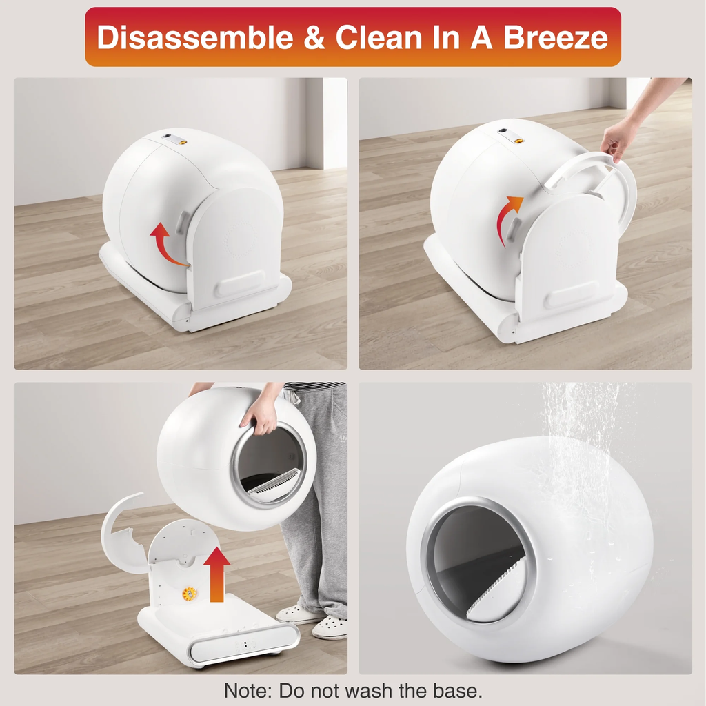 🐾 VelvetPaws™ SmartClean Pro – Automatic Self-Cleaning Cat Litter Box (App Control, 65L Capacity)