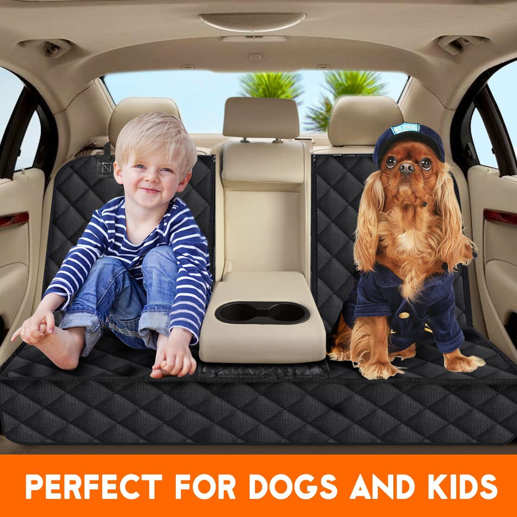 PawGuard Pro™ Waterproof Dog Car Seat Cover – Heavy Duty Non-Slip Back Seat Protector for SUVs & Trucks