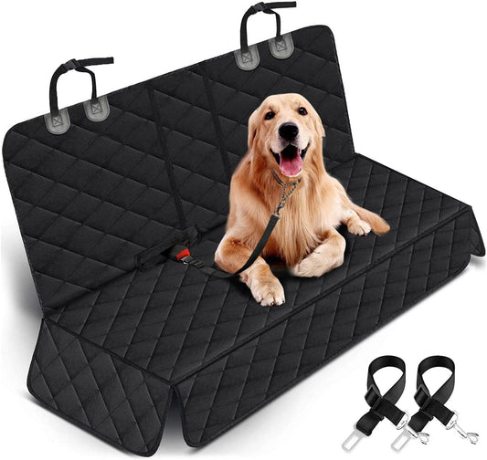 PawGuard Pro™ Waterproof Dog Car Seat Cover – Heavy Duty Non-Slip Back Seat Protector for SUVs & Trucks