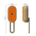 PawFur™ 3-in-1 Pet Steam Brush – Self-Cleaning Grooming & Massage Hair Removal Brush for Cats & Dogs